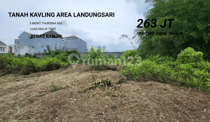 Tanah Kavling Area Landungsari Dekat Thursina Iibs