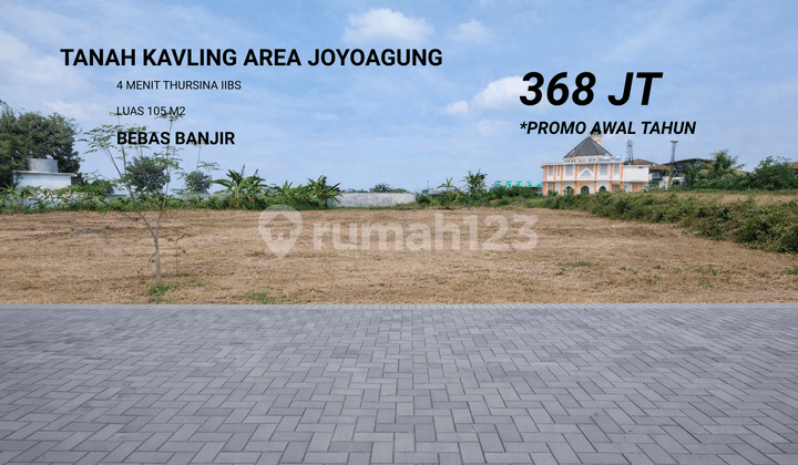Tanah Kavling Area Joyoagung Cocok untuk Kost Maupun Hunian