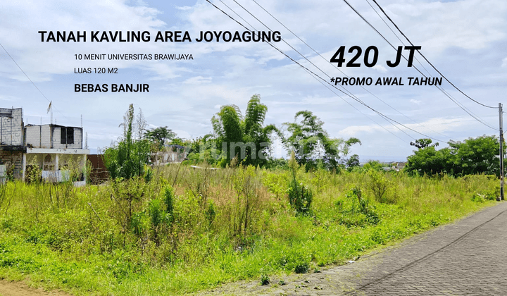 Tanah Kota Malang Bebas Banjir Cocok untuk Hunian / Kost