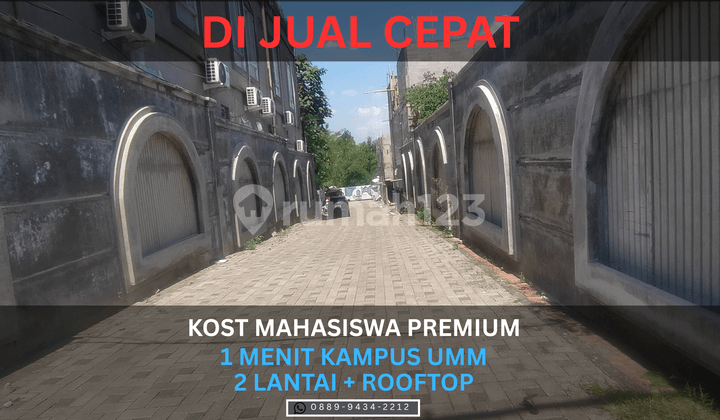 5 Menit Kampus Unisma Malang Full Furnished Akses Mobil Simpangan Rukost Dijual