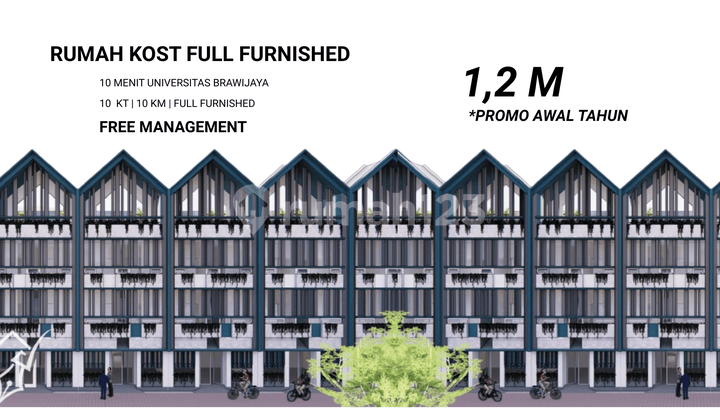 Rumah Kost Full Furnished Area Joyoagung