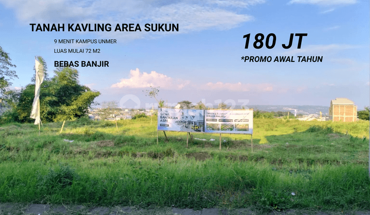 Flood-Free Land Plot 9 Minutes to Unmer Campus