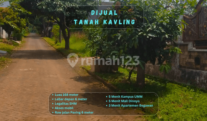 SHM Split Kost Premium Dijual Cocok Dibangun Kos Kosan 5 Menit Kampus Uin Malang