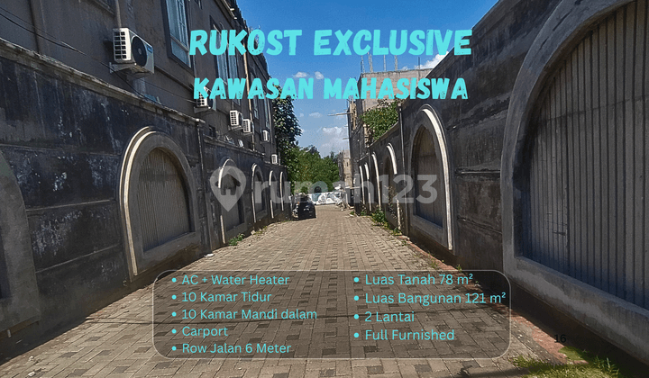 Kos Kosan Premium Dijual Full AC dan Water Heater SHM Pecah 5 Menit Kampus Muhammadiyah Malang