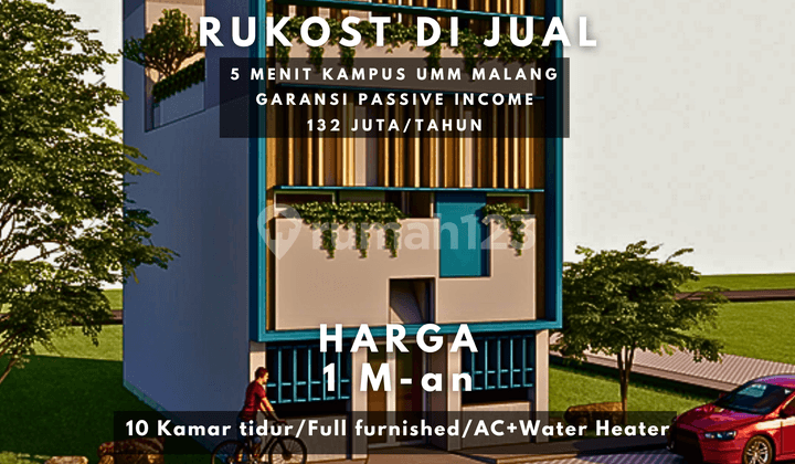 Jual Kos Kosan 5 Menit Kampus Ub Malang Akses Mobil Simpangan Passive Income Ratusan Juta Setahun