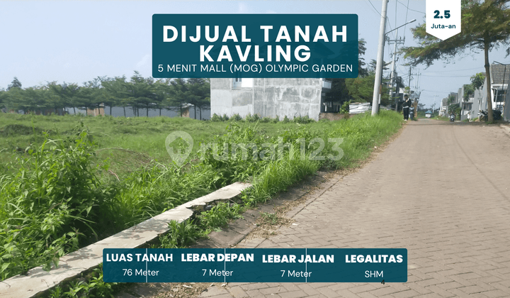 To Build a House, 5 Minutes from Unmer Malang Campus, Parcel Split Certificate for Residential Area