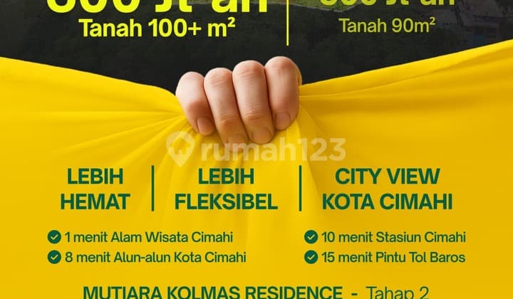 ✨ Cari tanah buat hunian atau investasi? Cipageran Cimahi Kolmas jawabannya!