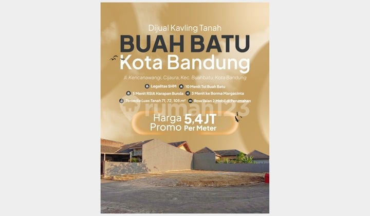 Flash Sale Land Plots in Buah Batu, Bandung City!
