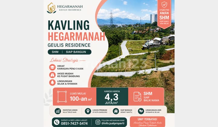 Smart Investment in Hegarmanah Geulis Land Plots in Unpad Education Area