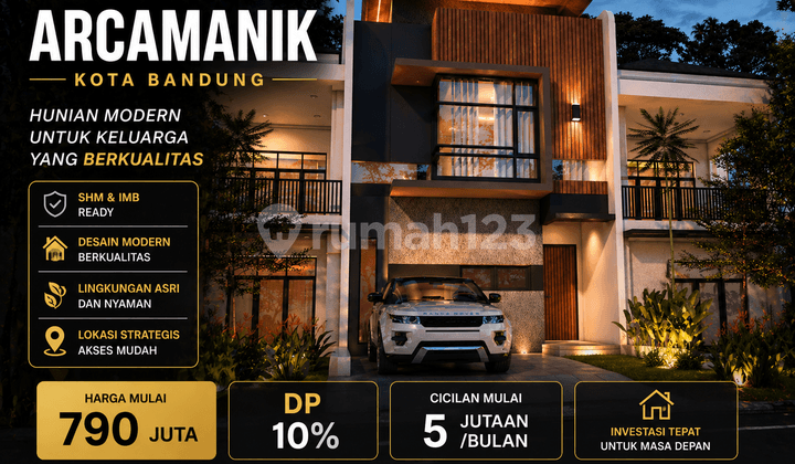 Rumah Elevia Arcamanik 2 Lantai Modern Harga Terjangkau SHM