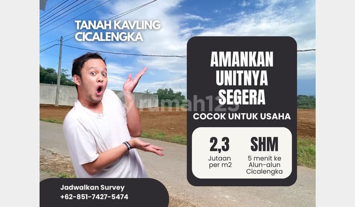 Kavling Siap Bangun di Cicalengka - 7 Menit ke Alun-Alun!