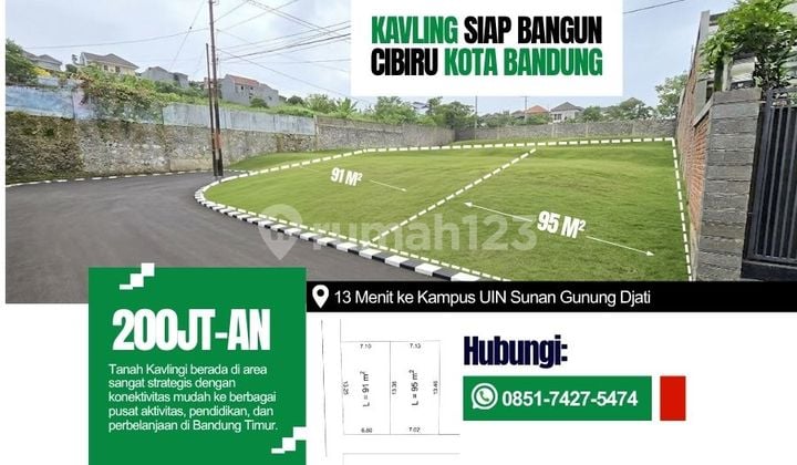 Tanah Kavling SHM di Jl Ciwaru Kel Cisurupan Kec Cibiru Kota Bandung