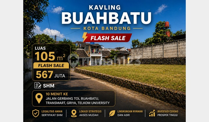 Modern House in Buahbatu, Bandung City - Best Price, Cash, SHM, Ready