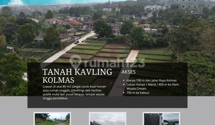 Kavling Jalan Kolonel Masturi Cimahi Utara Dekat Area Wisata, Hanya 3 Jutaan/M2.