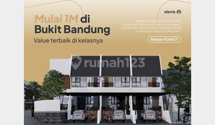 Dijual Rumah 3Kt City View Dekat Uin Sgd