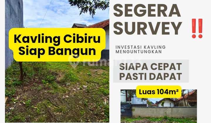 Kavling Cibiru Dekat Upi SHM Siap Bangun Bebas Banjir