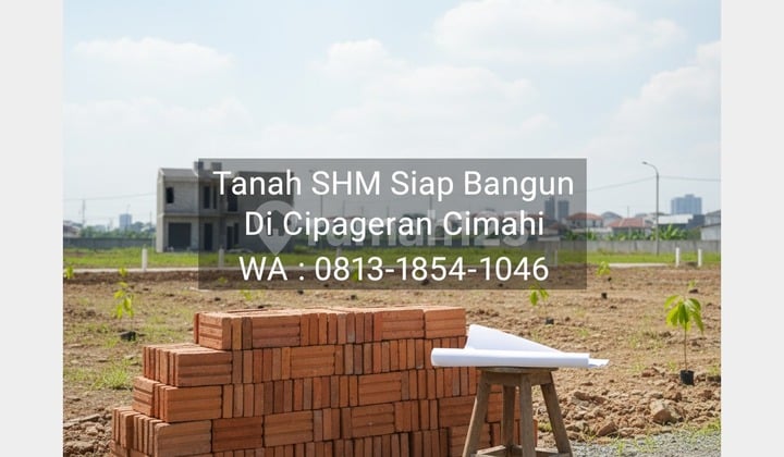 Tanah Cipageran Cimahi SHM Siap Bangun Rumah