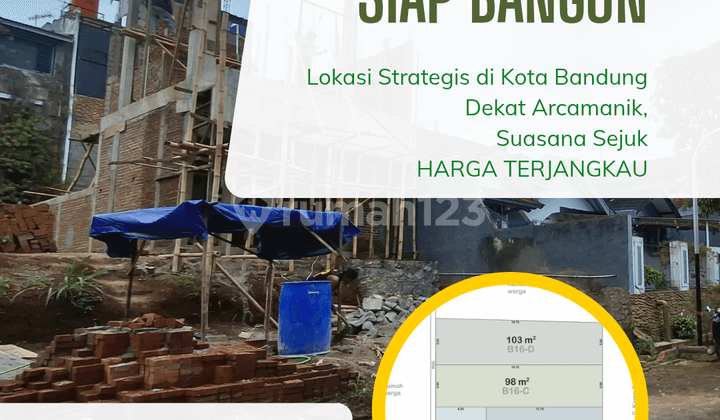 Tanah, SHM, di Kota Bandung Dekat Arcamanik