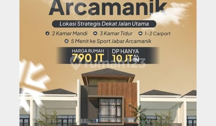 Arcamanik View House in Bandung City, available for KPR with installments around 6 million.