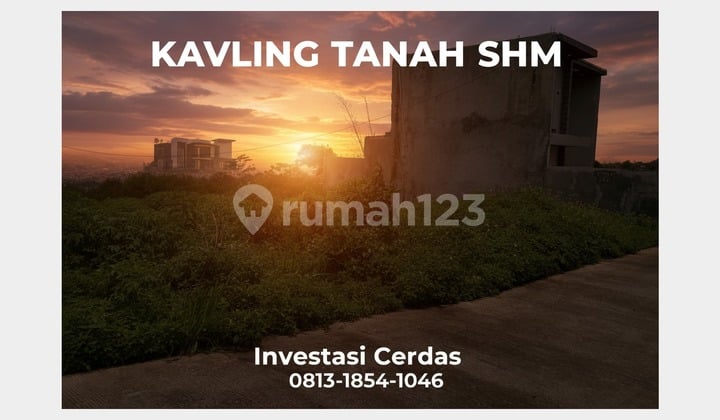 Tanah Murah Cipageran Cimahi SHM Siap Bangun Rumah