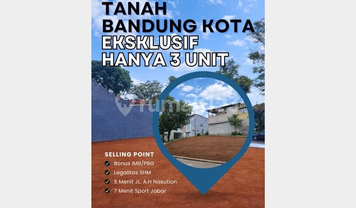 Dijual Tanah Kota Bandung Dalam Komplek, Bonus PBG