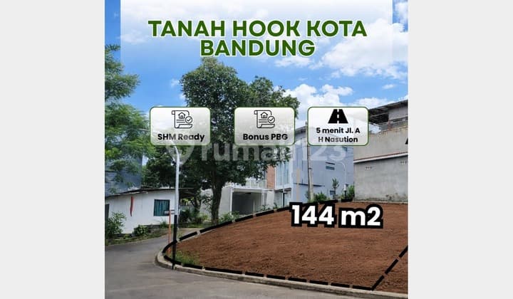 Land Plot in Hook Position, Ready for Name Change in Bandung City