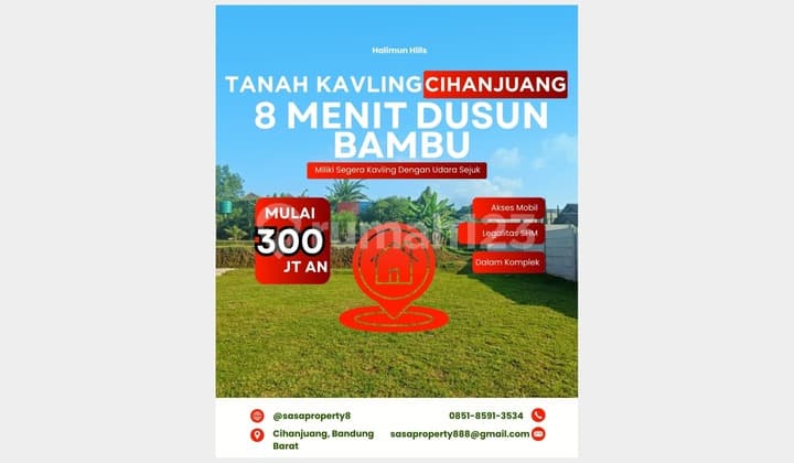 Dijual Kavling Tanah, Hanya 10 Menit ke Upi Setiabudi