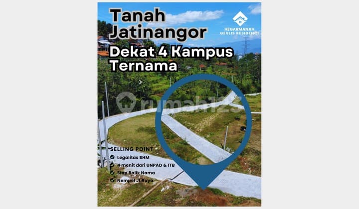 Dijual Tanah Jatinangor Dekat 4 Kampus Besar