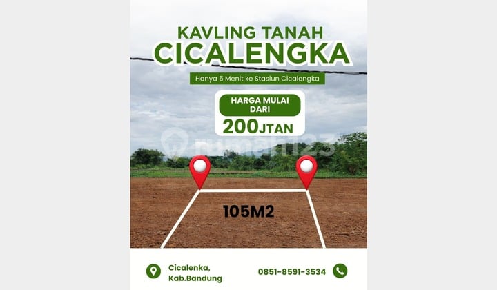 Dijual Tanah Kavling Strategis Cicalengka SHM, Dekat Unisba