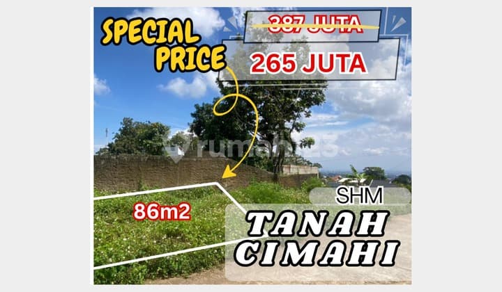 Dijual Tanah Cipageran Cimahi Siap Balik Nama