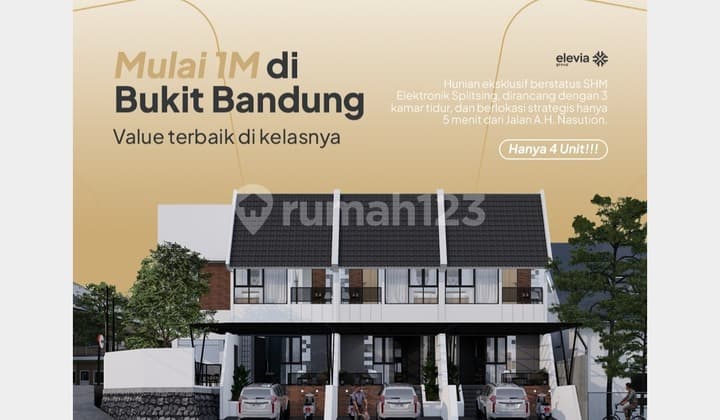 Rumah 2 Lantai Modern Bandung Mulai 1 M