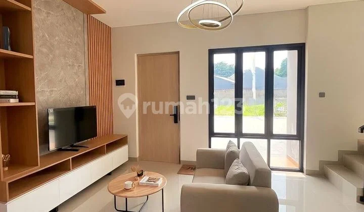 Rumah Modern Scandinavian Strategis Ke Mall Bsd Dan Bandara