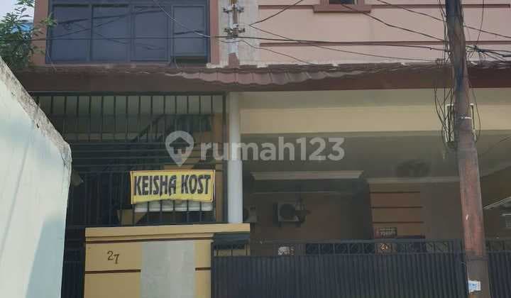 Rumah + Kosan Omzet 18Jt/ Bln , Rawamangun Strategis Bebas Banjir