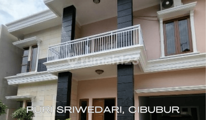 Rumah 2 Lantai Strategis Plus 6 AC Puri Sriwedari, Cibubur - SHM