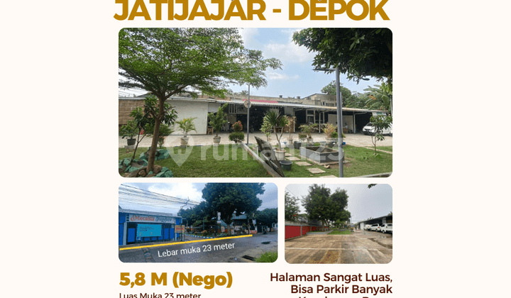 Dijual Gudang Multifungsi Lokasi Strategis di Jatijajar, Depok