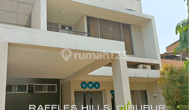 Rumah Modern Minimalis 3 Lantai Luas Raffles Hills Cibubur - SHM