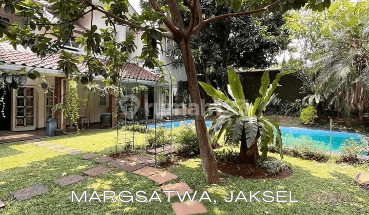 Rumah Mewah Asri Plus Private Pool & Pav Margasatwa, Jaksel - SHM