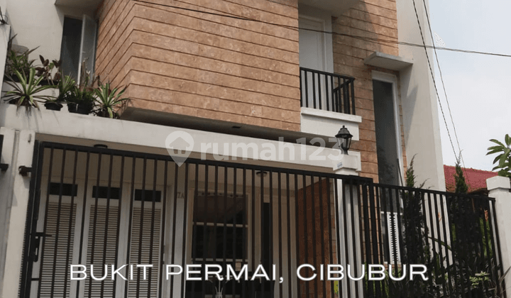 Beautiful 2-Story House with Lush Garden + Rooftop, Bukit Permai Cibubur - Freehold Certificate