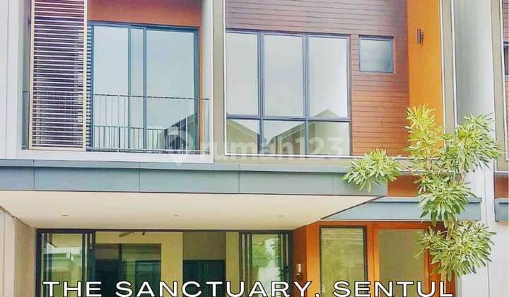 Rumah Modern Asri 2Lt Furnished Siap Huni di The Sanctuary Sentul