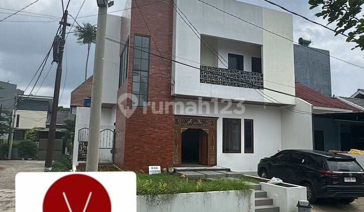 Rumah Modern 2 LT Posisi Hook Permata Cimanggis, Tapos Depok- SHM