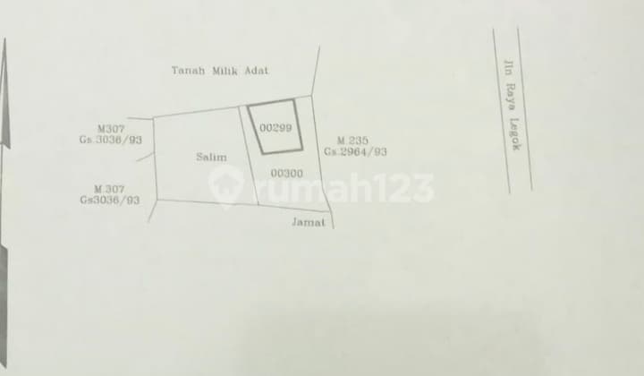 Land for Sale Former Boarding House Rental in Legok, Land in Legok with SHM