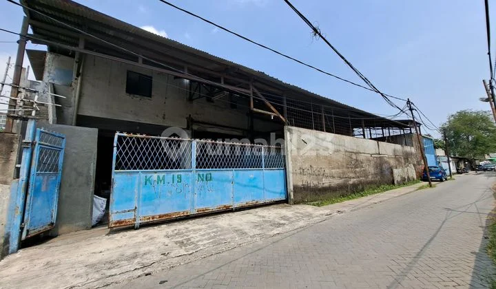 For Sale Cheap Land + Former Meatball Factory Building Security Km 19 Batuceper, Tangerang Banten.com