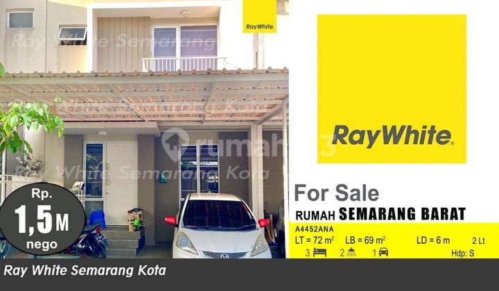 Rumah 2 Lantai Furnish Di Semarang Barat (A4452)