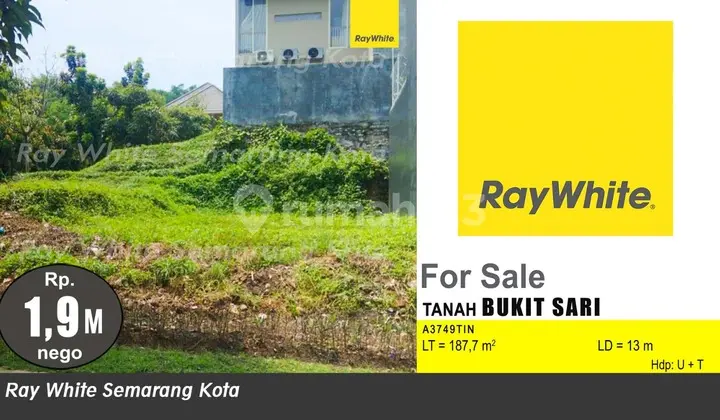 Tanah Siap Bangun dalam Perumahan di Banyumanik (A3749)