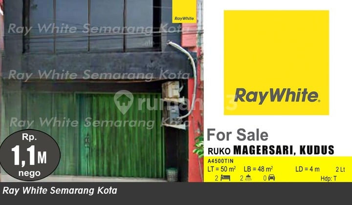 Ruko Minimalis 2 Lantai di Kudus (A4501)
