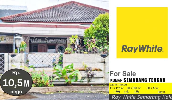 Rumah dengan Minim Renovasi dijual di Semarang Tengah (A3747)