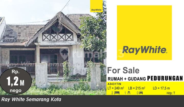 Rumah dan Gudang Dalam Perumahan Di Pedurungan (A3431)