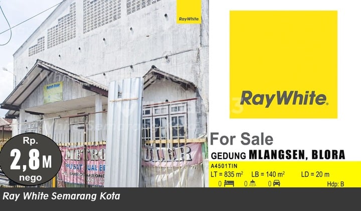 Gudang Serbaguna Minim Renovasi di Blora (A4502)