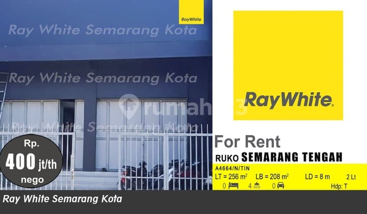 Ruko 2 Lantai Siap Pakai dan Cocok untuk Usaha di Semarang Tengah (A4664)