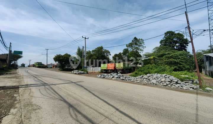 Dijual Tanah Komersial Pinggir Jalan Raya Sudamanik Parung Panjang Akses Ramai dan Berkembang